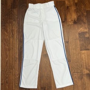 Champro baseball pants white with blue stripe Men’s adult small